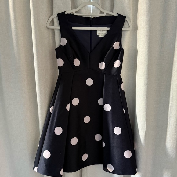 Kate Spade New York Polka Dot Fit & Flare Dress – Size 00 - Picture 4 of 11
